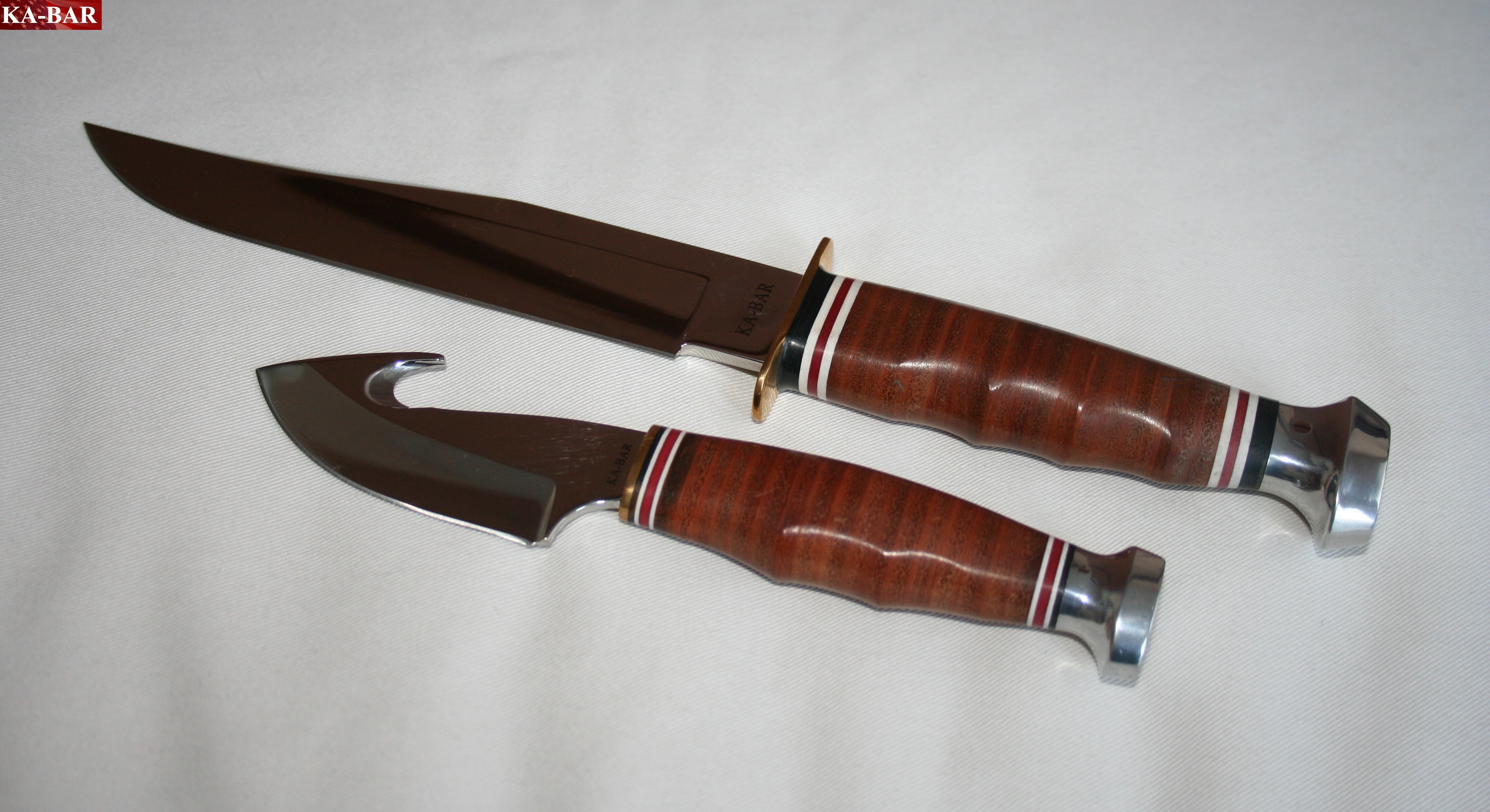 KA-BAR Leather Handled Game Hook 1234(2)